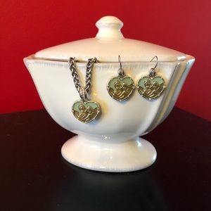 Bracelet and earrings